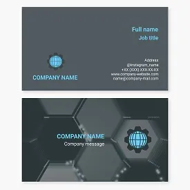 Global Machinery Company | Globe Gear | Business Card Template