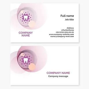 Dental Business Card Template