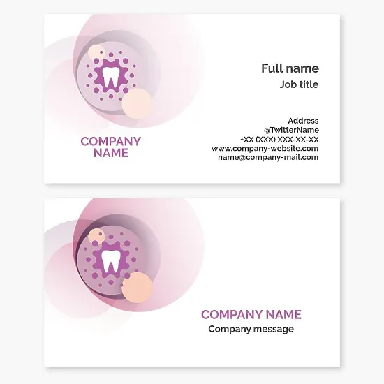 Dental Business Card Template