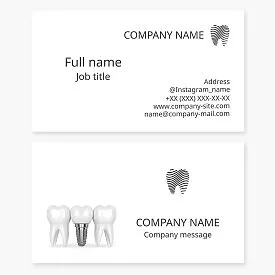 Dental Healthcare Business Card Template