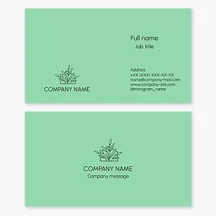 Greenhouse Logo | Business Card Template