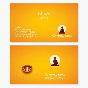 Buddha Logo | Meditation Business Card Template