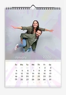 Free wedding calendar template with focus light burst lines on grey background.