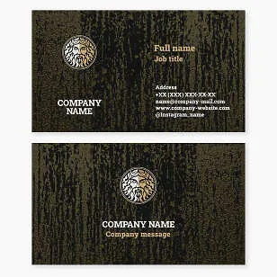 Business card template. Zeus. Abstract. Symbol of the sky, thunder and lightning, as well as supreme power, justice, and order.