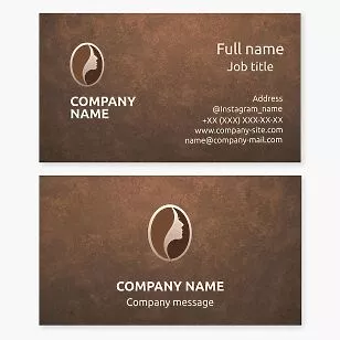 Beauty Salon Business Card Template