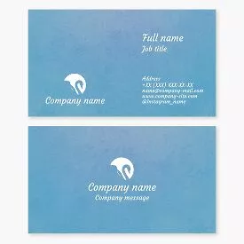 Swan Logo Business Card Template