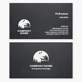 Hunting Business Card Template