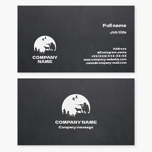 Hunting Business Card Template