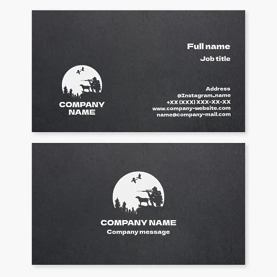 Hunting Business Card Template