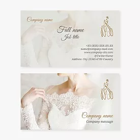 Wedding Dresses Business Card