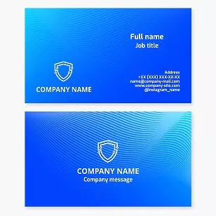 Shield Tech Business Card Template