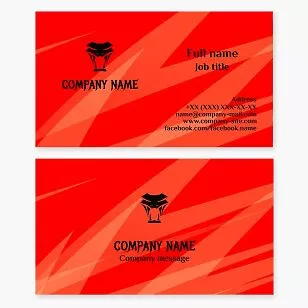 Snake Head Logo Business Card Template