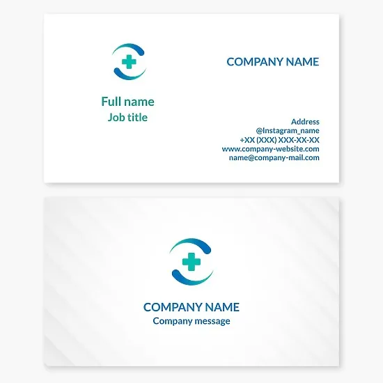 Healthcare Medical Business Card Template