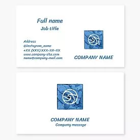 Wave Water Logo Business Card Template