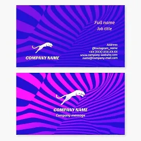 Puma | Sports | Speed ​​and Power | Business Card Template