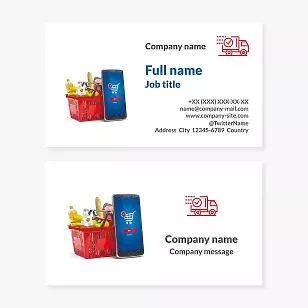 Food Delivery Business Card