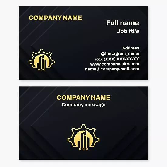 Engineering Business Card Template