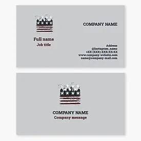 Patriotic Business Card Template