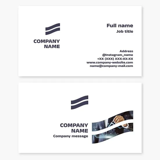 Stock Broker Business Card Template