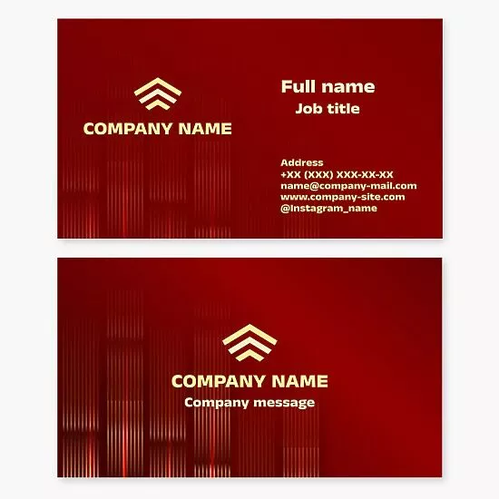 Generic Business Card Template