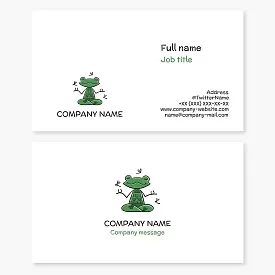Yoga Business Card Template