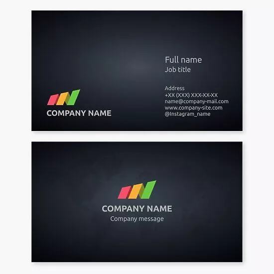 Generic Company Logo | World Map Design | Business Card Template