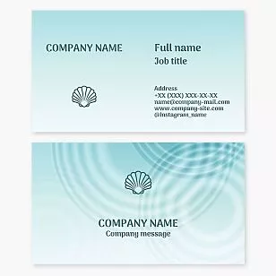 Shell Logo Business Card Template