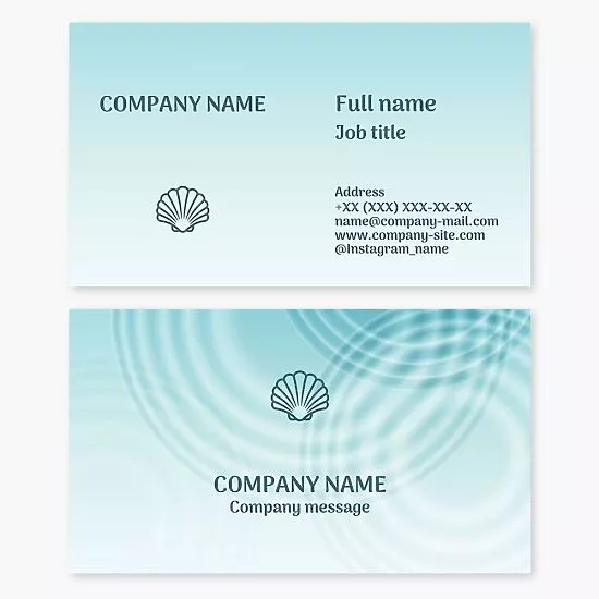 Shell Logo Business Card Template