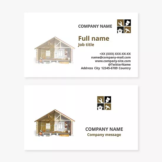 Construction Business Card 