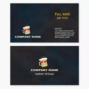 Beer Brewery Business Card Template