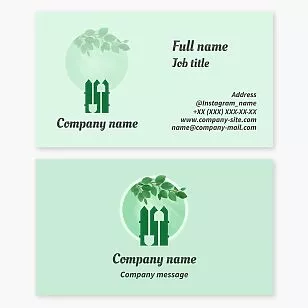 Landscaping Business Card Template