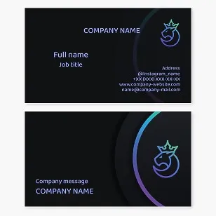 Royale Lion Logo | Abstract Business Card Template