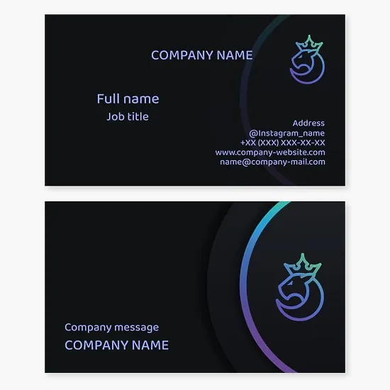 Royale Lion Logo | Abstract Business Card Template
