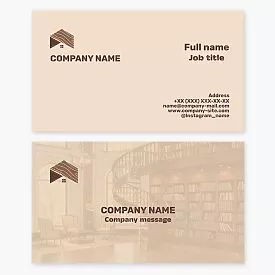 Carpentry/Artisan Business Card Template