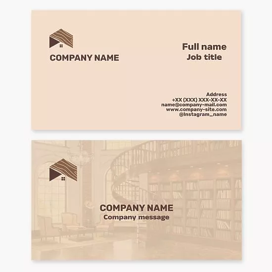 Carpentry/Artisan Business Card Template