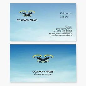 Drone Business Card Template