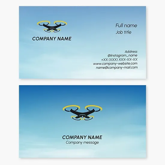 Drone Business Card Template