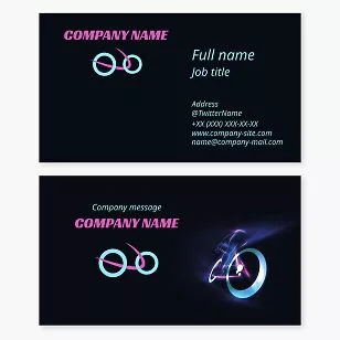 Cycling Business Card Template