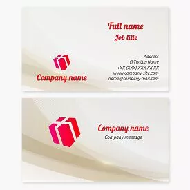 Gift Shop Business Card Template