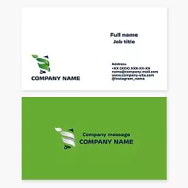 Healthy Juice Smoothy Shop Business Card Template