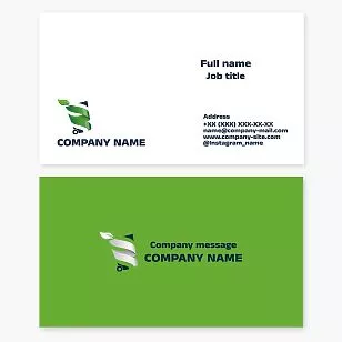 Healthy Juice Smoothy Shop Business Card Template