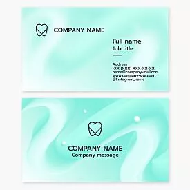 Dental Care Business Card Template