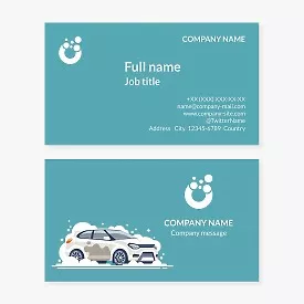 Car Wash Business Card