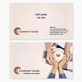 Cafe Business Card Template