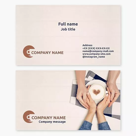 Cafe Business Card Template