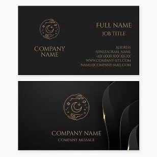 Psychic Fortune Teller Business Card Template