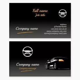 Automotive Business Card Template