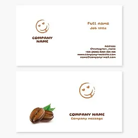 Coffee Business Card Template
