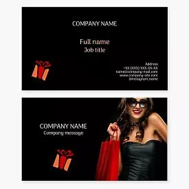 Fashion Boutique Business Card Template