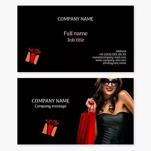 Fashion Boutique Business Card Template